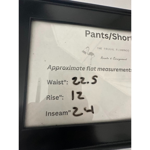 Women's Lands End Red Cropped Capri Pants Plus Size 24W Mid-Rise Paisley Boho - Picture 8 of 8